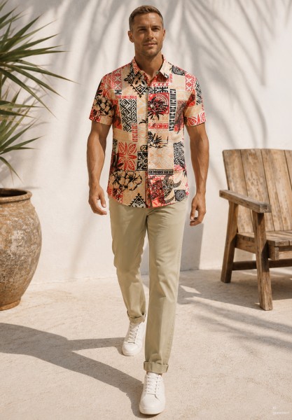 MSH KLTAHITI 1/2 allover printed