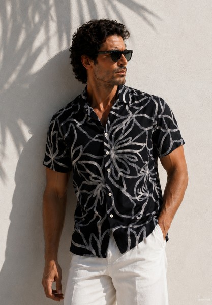 MSH KLBEACH 1/2 allover printed