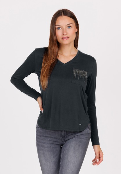 WLS WATERFALL v-neck